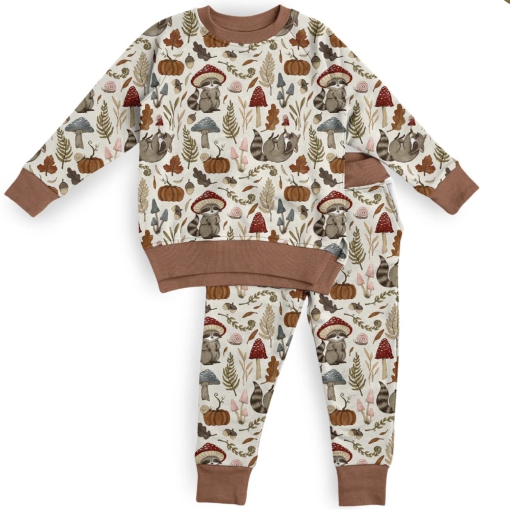 Wildwoven Cottagecore Critters Kids' Jogger Set